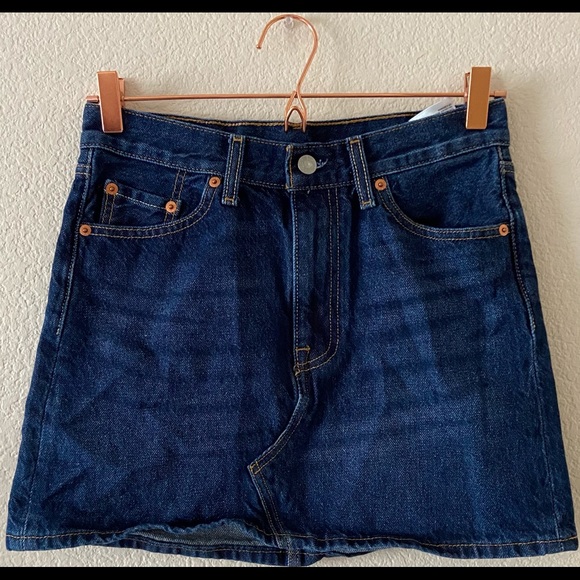Levi's Dresses & Skirts - Levi’s Denim Mini Skirt Size 25 (0)